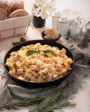 Fusilli Alfredo Pasta